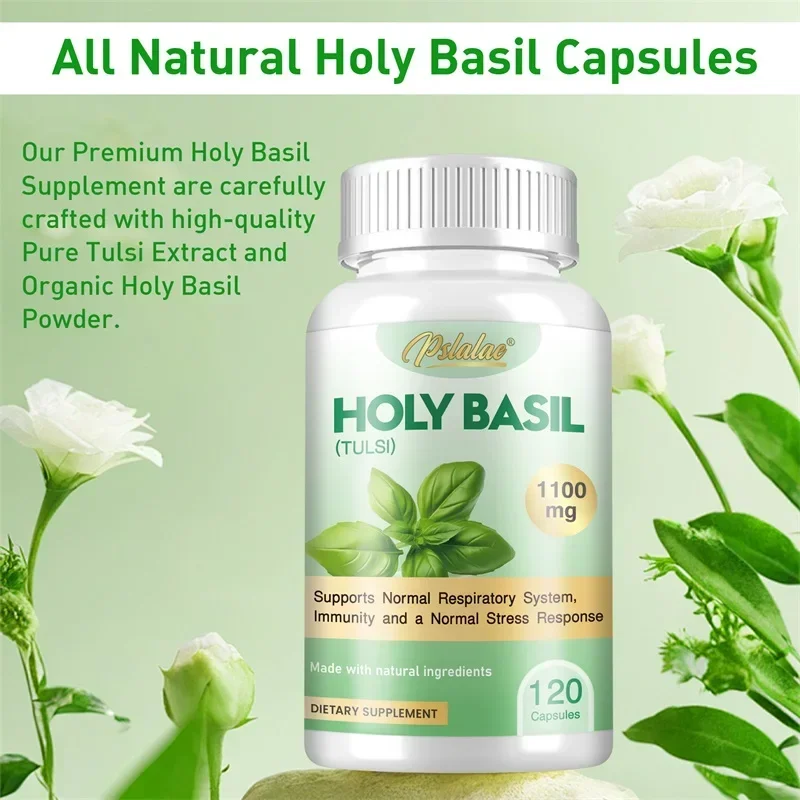 Tulsi Holy Basil - Капсулы Holy Basil — повышение иммунитета,